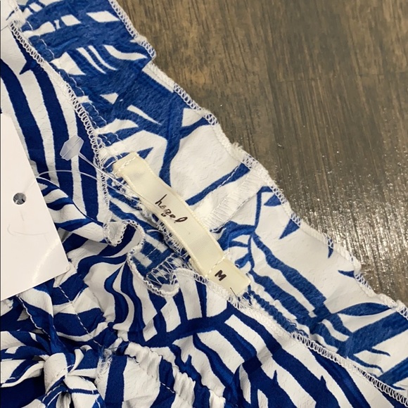 HAGEL BLUE PALM SHORTS - Picture 4 of 5